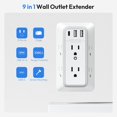 thumbnail image 2 of 6 Outlet Extender with Multi Plug Wall Outlet, 2 of 8