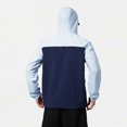 thumbnail image 4 of LOVZFMLL Jackets for Men's Solid Color Outdoor Climb Sport Run Pocket Zipper Long Sleeved Hooded, 4 of 8