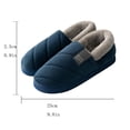 thumbnail image 3 of Chaussons d'Hiver Unisexes pour la Maison Semelle Épaisse Chaussons en Peluche Chauds, 3 of 9