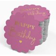 thumbnail image 4 of Inkdotpot Gold Foil Paper Hang Tags Happy Birthday Favor Tags 100 Piece, 4 of 6