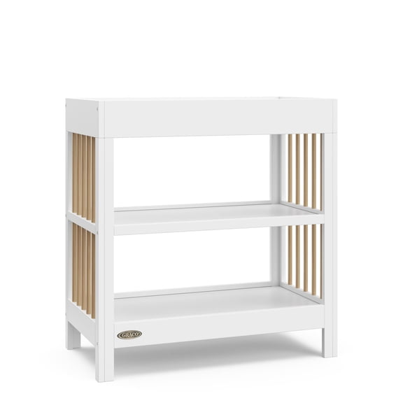 Graco Teddi Changing Table, White with Driftwood
