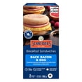 thumbnail image 1 of Schneiders Sandwichs déjeuner Bacon de dos et œuf, 2 par paquet 252 g, 1 of 8