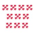 thumbnail image 2 of Heart Rhinestone Stickers Acrylic Crystal Gems Multipurpose Decorative Handheld Self-Adhesive Decorative Clothes Scrapbooking DIY Crafts Necklace Rose Red, 2 of 5
