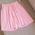 thumbnail image 2 of Tranfacy Shorts pour Femmes, Shorts d'Été pour Femmes, Pantalon Court en Imitation Imprimée et Lin pour Femmes, 2 of 3