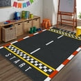 thumbnail image 1 of LNGOOR Tapis de Football Décoratif à Réduction de Bruit Moderne Tapis de Sport pour Chambre de Bébé Tapis de Sol, 1 of 4