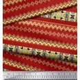 thumbnail image 3 of Soimoi Polyester Crepe Fabric Damask & Aztec Southwestern Print Fabric by The Yard 52 Inch Wide, 3 of 3