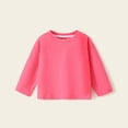thumbnail image 3 of Kids Top, Casual Sports Solid Color Long Sleeve Round Neck Shirt, 3 of 5