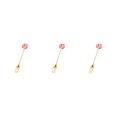 thumbnail image 1 of Transemion 1/2/3/5 Cartoon Adorable Restaurant Hotel Tableware Portable Washable Stainless Steel Stirring Mixing Dinnerware Cake Flatware Candy Fork Brown 3PCS, 1 of 6