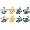 thumbnail image 1 of Miangastore Crochet Accessory Silver 8Pcs 0.7x0.8x0.8in, 1 of 8