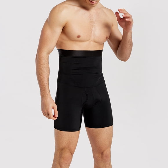 tumgatte Pantalon Respirant à Double Couche pour Hommes Taille Haute Lifting Hanches et Jambes Cinq Pantalons Économies d'Été