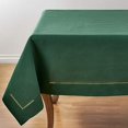 thumbnail image 2 of SARO 6307.JG60S 60 in. Square Classic Hemstitch Border Tablecloth - Jasper Green, 2 of 4
