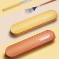 thumbnail image 3 of MesaSe 1 Ensemble Couverts Cuillère Fourchette Miroir de Qualité Alimentaire Bord Lisse Réutilisable Résistant à la Chaleur Cuillère Fourchette Baguettes Vaisselle avec Boîte de Rangement pour la Maison, 3 of 8