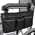 thumbnail image 2 of CEHVOM Sac de Rangement Latéral pour Accoudoir de Fauteuil Roulant Suspendu, 2 of 5