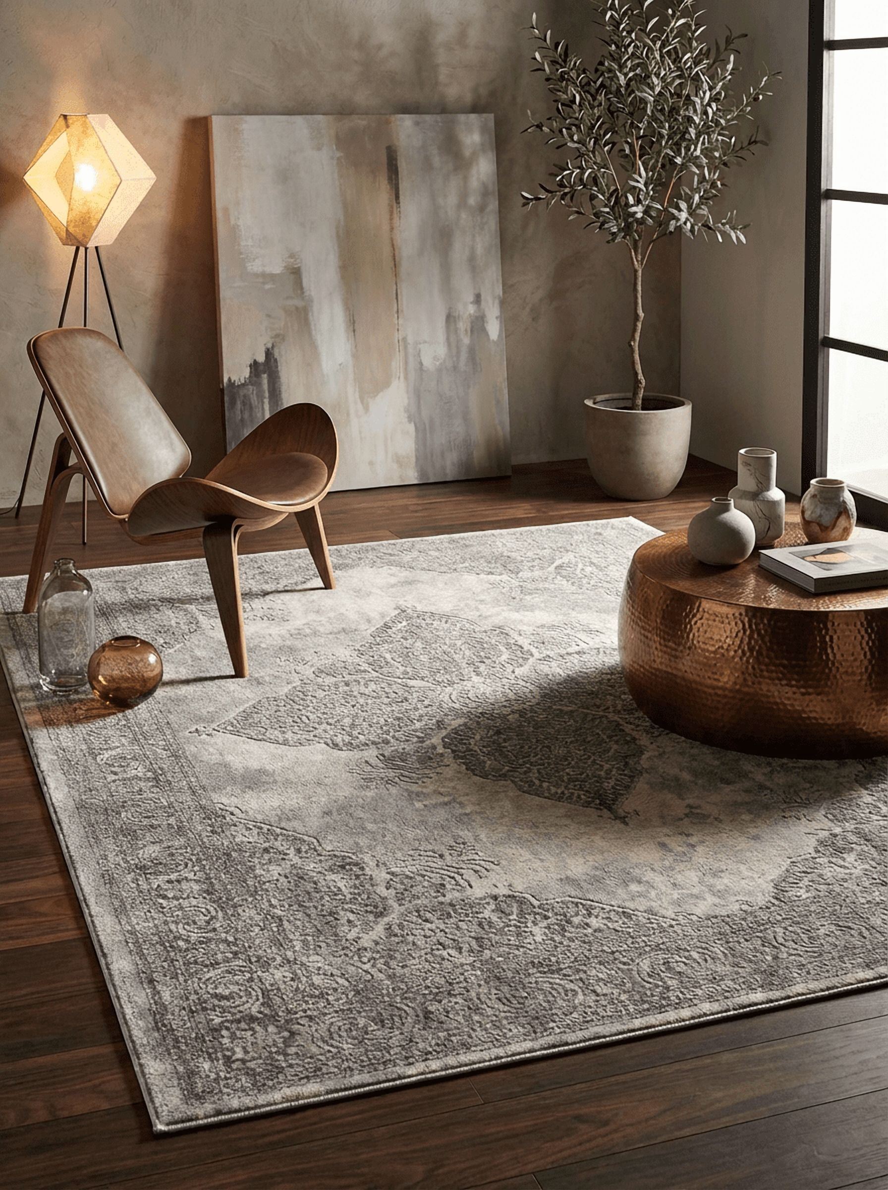 Rug Branch Havana Collection Tapis traditionnel en détresse
