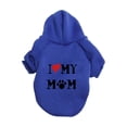 thumbnail image 2 of LSLJS Dogs Sweatshirt Pet Supplies Dog Clothes Fleece Cloth Mommy Pet Sweater Teddy Clothes Spring Fall Winter, Polyester Pet Sweatshirt, 2 of 6