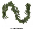 thumbnail image 3 of Leutsin Christmas Decorations Indoor Outdoor,Christmas Tree Decorations,Simulation Green Plant Needle Rattan 2 Meters Encrypted Plastic Christmas Decoration Vines Layout Christmas Needle Rattan, 3 of 6