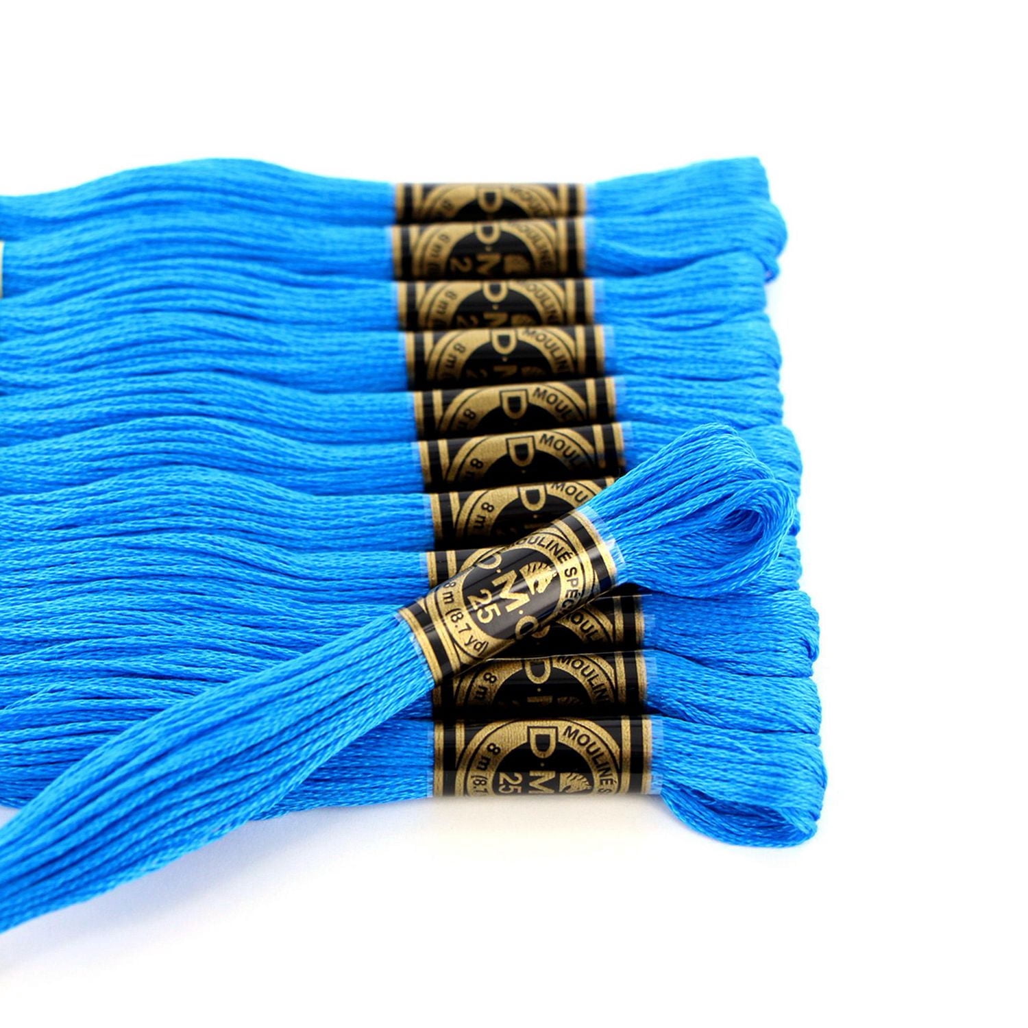DMC bleu coton 6 Strand Floss 8 m (8.75 yd)