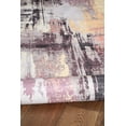 thumbnail image 2 of Klarna 5' x 7' Washable Area Rug, Ivory and Purple, 2 of 7