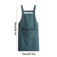 thumbnail image 3 of Chmadoxn Kitchen Gadgets, Kitchen Accessories, Kitchen Apron Multiple Colors Available Waterproofs And Oil Proof Washable Dirt Resistants Suitable For Kitchen Baking Room Polyester Apron, 3 of 6