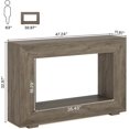 thumbnail image 2 of Tribesigns Farmhouse Console Table, 47" Wood Hallway Table with Storage for Hallway, Gray, 2 of 5