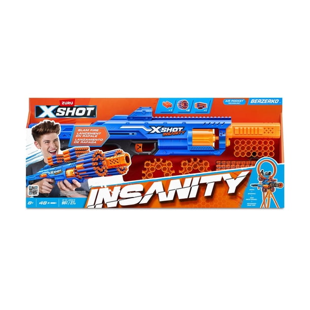 XSHOT Insanity Berzerko (48 Darts) by ZURU - Walmart.ca
