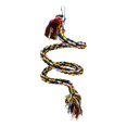 thumbnail image 4 of TISHITA Bird Spiral Rope Perch Bird Cage Toy, Hanging Flexible Resting with Bell, Parrot 1.5m, 4 of 8