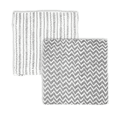 thumbnail image 1 of Grey Doodle Swaddle Blanket - Set of Two, 1 of 2
