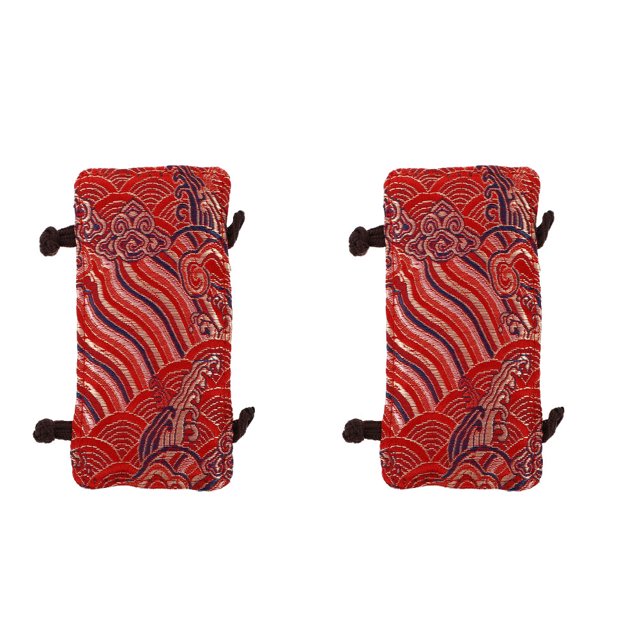 2 Pcs Housse de Poignée de Théière pour la Maison Anti-Brûlure Housse de Poignée de Bouilloire Manche en Tissu
