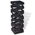thumbnail image 1 of Black Square Umbrella Stand Storage Holder Walking Stick Steel 48.5 cm, 1 of 4
