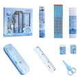thumbnail image 1 of Dvkptbk Stationery for students Children Fun: 24 Stationery Set - Piece Set, 4 Pencils, 12 Colored Pens, A Glue, An Eraser, A 15cm Ruler, A Pair of Scissors, A Pencil Sharpene, 1 of 9