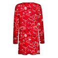 thumbnail image 4 of Pompotops Chemisier Décontracté à Manches Longues Imprimé pour Femmes avec Poche Cardigan Liquidation, 4 of 5