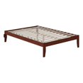 thumbnail image 2 of AFI Colorado Solid Wood Full Size Modern Platform Bed in Walnut, 2 of 7