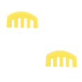thumbnail image 2 of Decodeary Caoutchouc Pratique avec Silencieux Installation Dispositif Jaune 2Set, 2 of 6