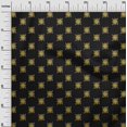 thumbnail image 2 of oneOone Polyester Lycra Fabric Floral Block Printed Fabric 1 Yard 56 Inch Wide, 2 of 4
