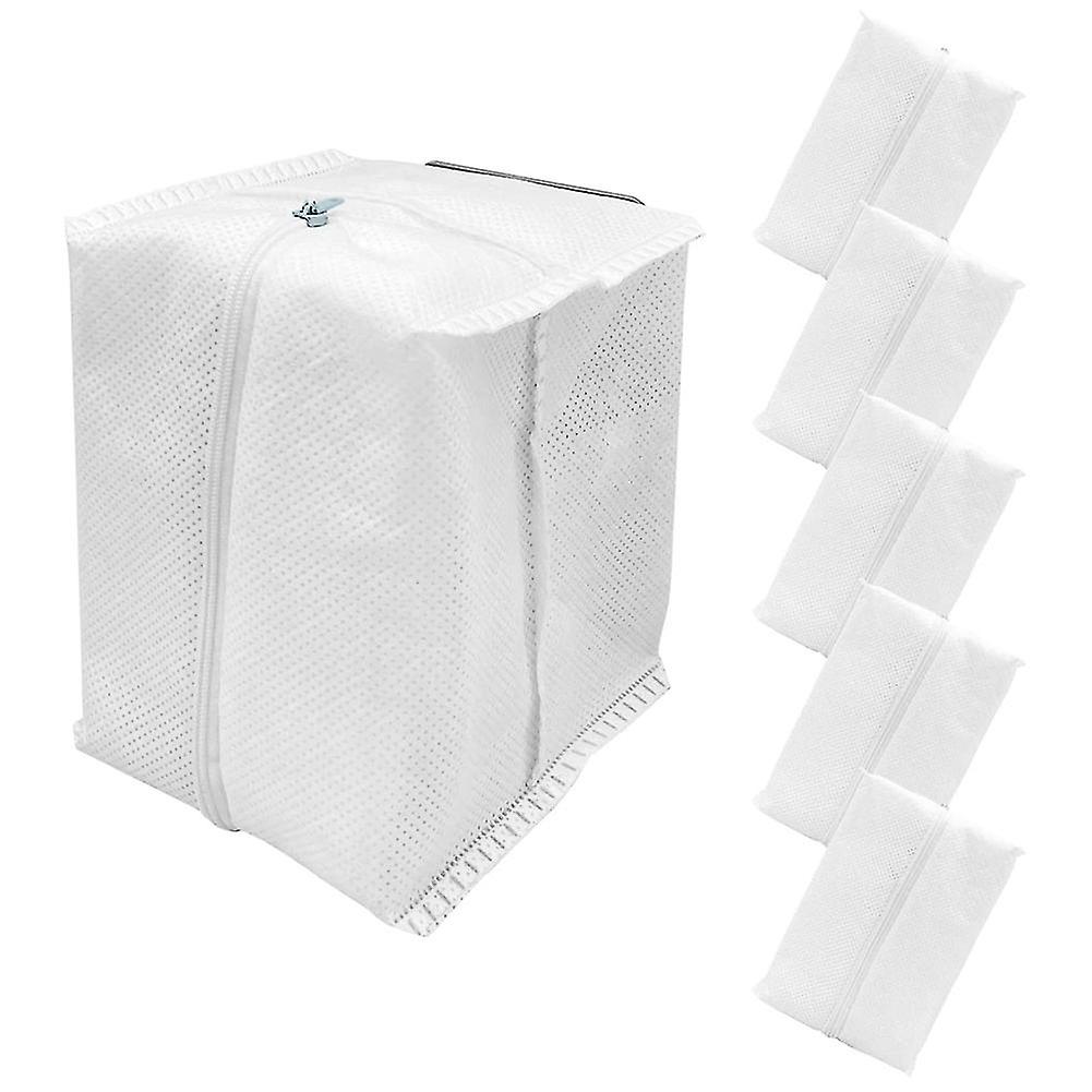 Amdohai 6 Pack Reusable Vacuum Bags For Irobot Roomba I & S & J Series