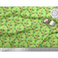 thumbnail image 3 of Soimoi Poly Georgette Fabric Leaves & Floral Print Fabric by the Yard 52 Inch Wide, 3 of 3