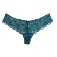 thumbnail image 1 of Birdeem Mode Femme Aguichant Dentelle Fleur Gaze Transparente Nœud String Taille Basse Culotte String, 1 of 1
