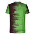 thumbnail image 4 of Qertyioot Hommes Imprimer Manches Courtes Col Rond T-shirt Casual Mode Manches Courtes Dégagement, 4 of 5