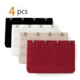 thumbnail image 2 of INSPIRE CHIC Women's 3 Rows 4 Hooks Bra Extenders Straps Extension, 2 of 5
