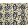 thumbnail image 4 of oneOone Polyester Lycra Fabric Leaves & Floral Block Printed Fabric 1 Yard 56 Inch Wide, 4 of 4