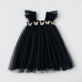 thumbnail image 2 of MHFRRA Robe de Printemps pour Filles Robe de Fête à Manches Volantes pour Tout-Petits Robe de Fête Dansante Vêtements 2-3 Ans, 2 of 4