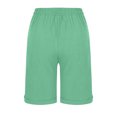 thumbnail image 4 of Plebaso Shorts Décontractés pour Femmes Longueur Genou, Shorts à Cordon, Shorts Roulés, Shorts Simples Légers à Enfiler, 4 of 6