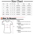 thumbnail image 2 of Birdeem Mode Femme Uni Col en V Manches Courtes T-Shirt Imprimé Blouse Ample Hauts, 2 of 9