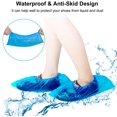 thumbnail image 4 of Shoe Covers Disposable -100 Pack（50 Pairs） Disposable Shoe & Boot Covers Waterproof Slip Resistant Shoe Booties, Durable Boot & Shoes Cover, One Size Fits All (CPE Plastic), 4 of 6