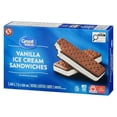thumbnail image 4 of Great Value Vanilla Ice Cream Sandwiches in a Box, 12 x 120mL, 4 of 9