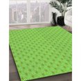 thumbnail image 3 of Ahgly Company Machine Washable Indoor Rectangle Transitional Emerald Green Area Rugs, 6' x 9', 3 of 7
