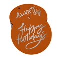 thumbnail image 1 of Inkdotpot Real Silver Foil Happy Holiday Tag Favor Hang Paper Tag 100 Piece, 1 of 1