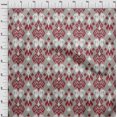 thumbnail image 3 of oneOone Cotton Poplin Fabric Paisley Ikat Print Sewing Fabric BTY 56 Inch Wide, 3 of 4