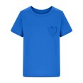 thumbnail image 1 of RXIRUCGD 2025 Vêtements d'Été pour Enfants Nouveaux T-Shirts d'Été pour Enfants Manches Raglan Manches Courtes T-Shirt Graphique Col Rond T-Shirt Filles Haut Décontracté, 1 of 5