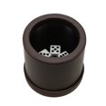 thumbnail image 4 of WE Games Professional Dark Brown Leather Dice Cup Set - 5 Dice for 10 Games, 4 of 10